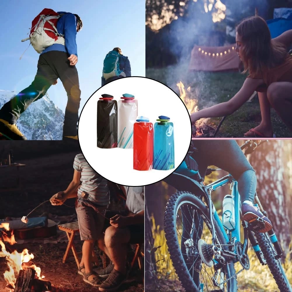 23 Oz Collapsible Water Bottles with Carabiner 4