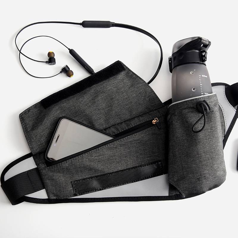 Oxford Hiking Waist Bag with Bottle Holder 4