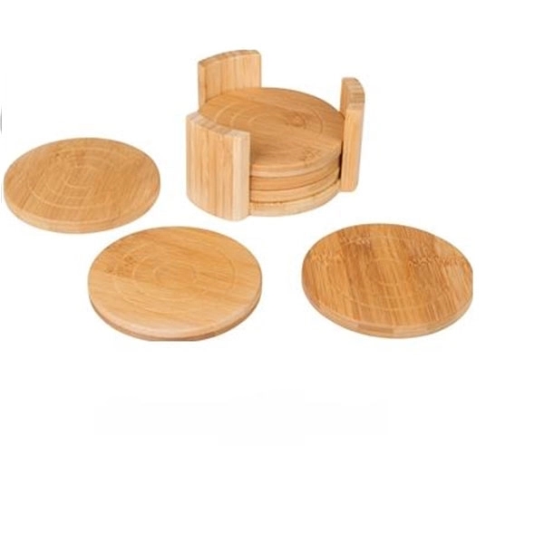 Round Bamboo Coasters 9