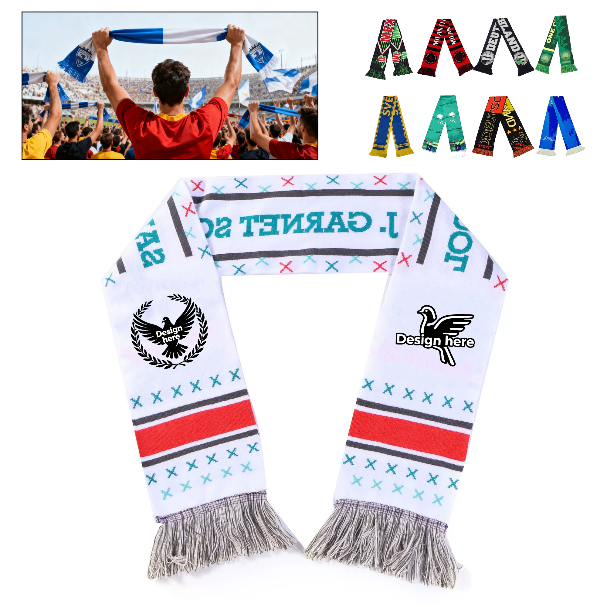 Custom Team Scarves 2