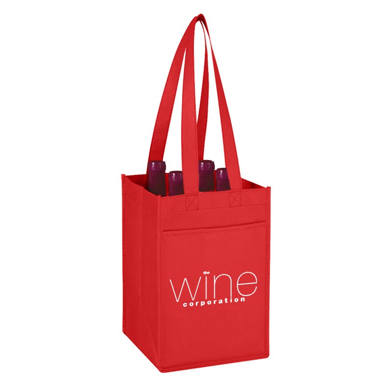 4 Capacity Wine Bag Bottle Holder 1