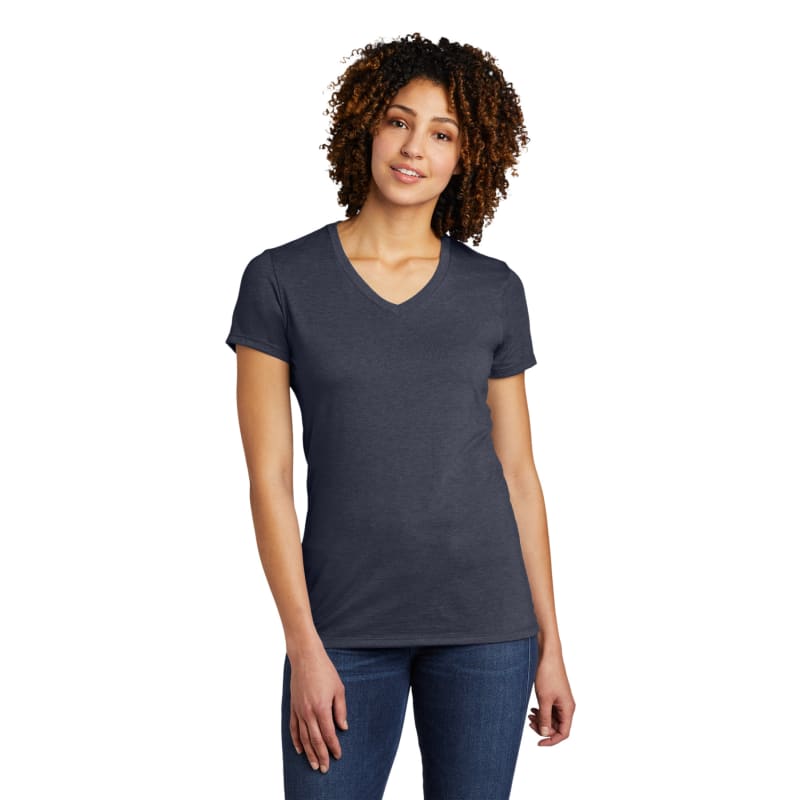 AllMade Women's Tri-Blend V-Neck Tee 76