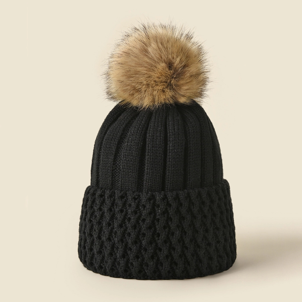 Knit Beanie Hat 2