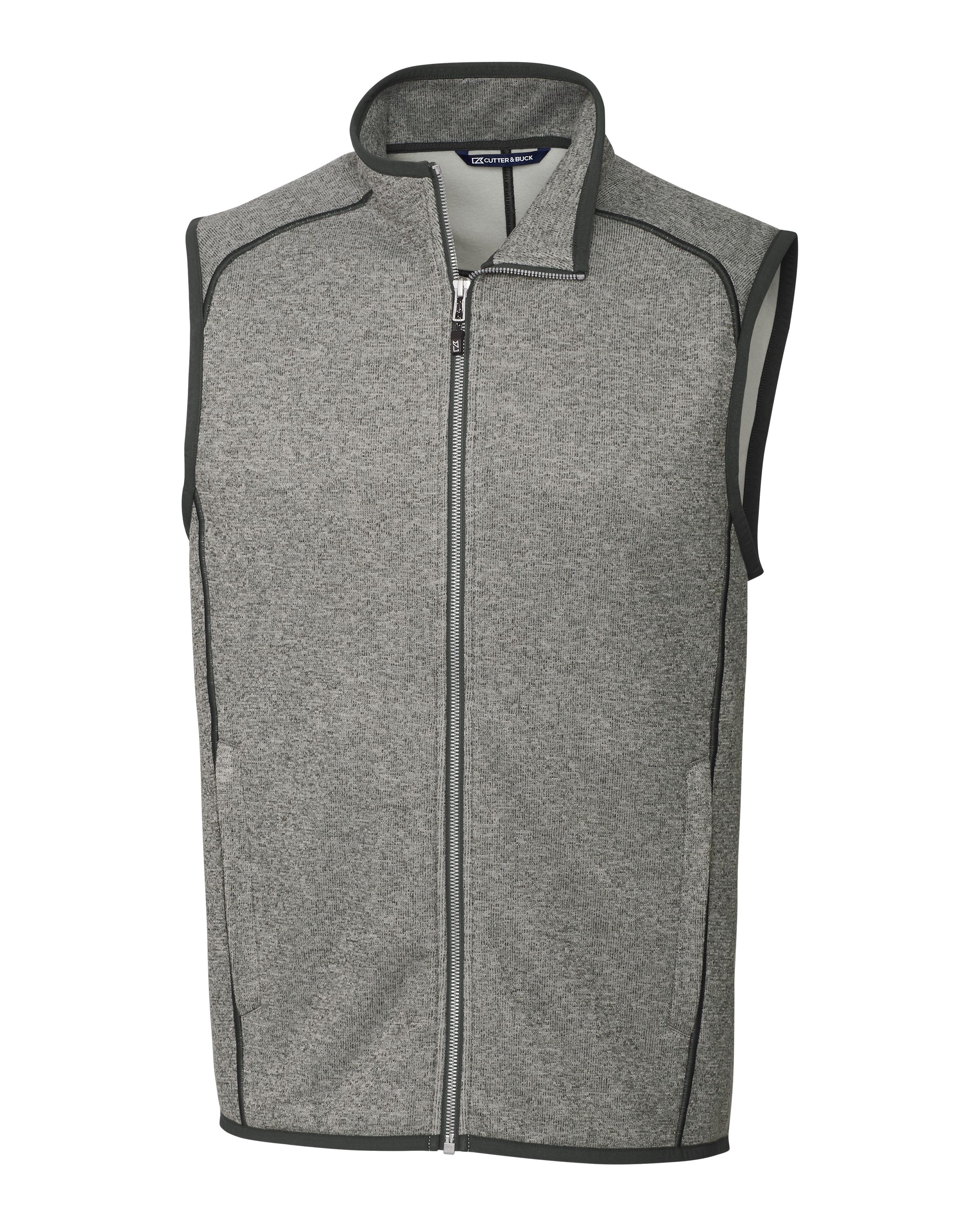 Cutter & Buck Mainsail Sweater-Knit Mens Full Zip Vest 59