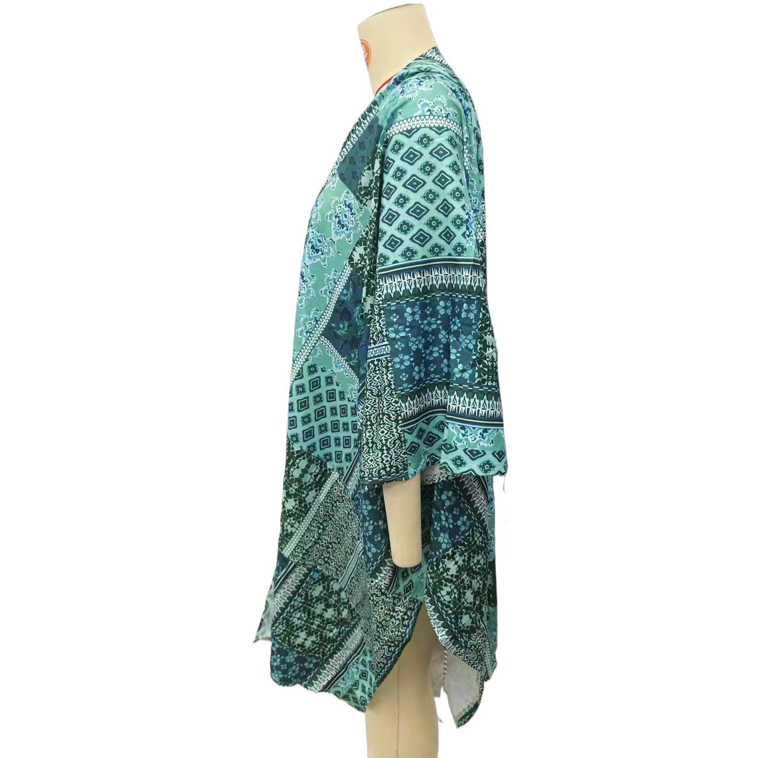 Women Lightweight Long Beach Cardigan Cover-up 11