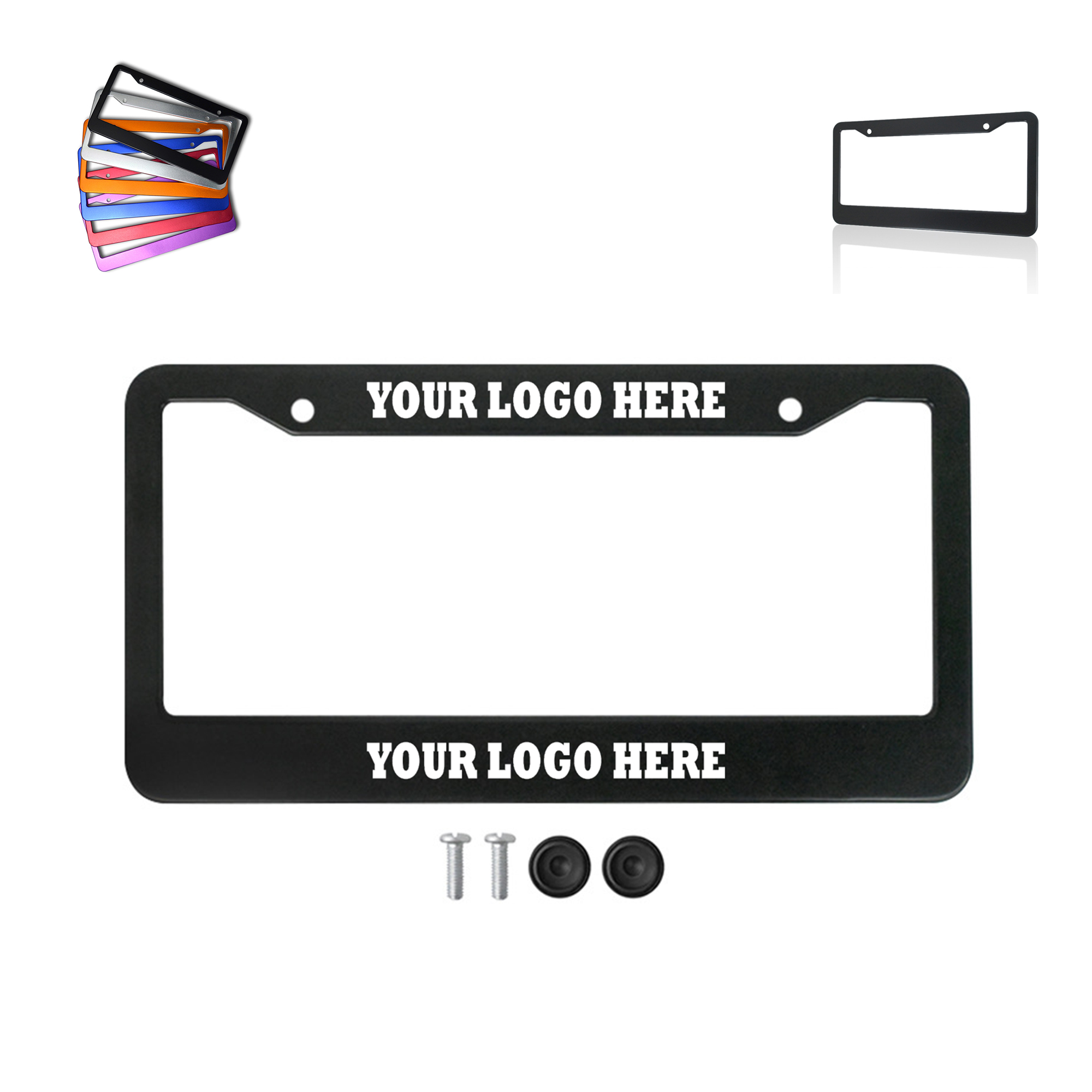 Aluminum Alloy License Frame MOQ100 3
