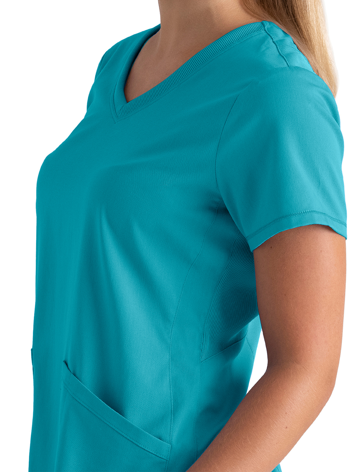 Grey's Anatomy Spandex Stretch - Women's Three-Pocket V-Neck Serena Scrub Top 44