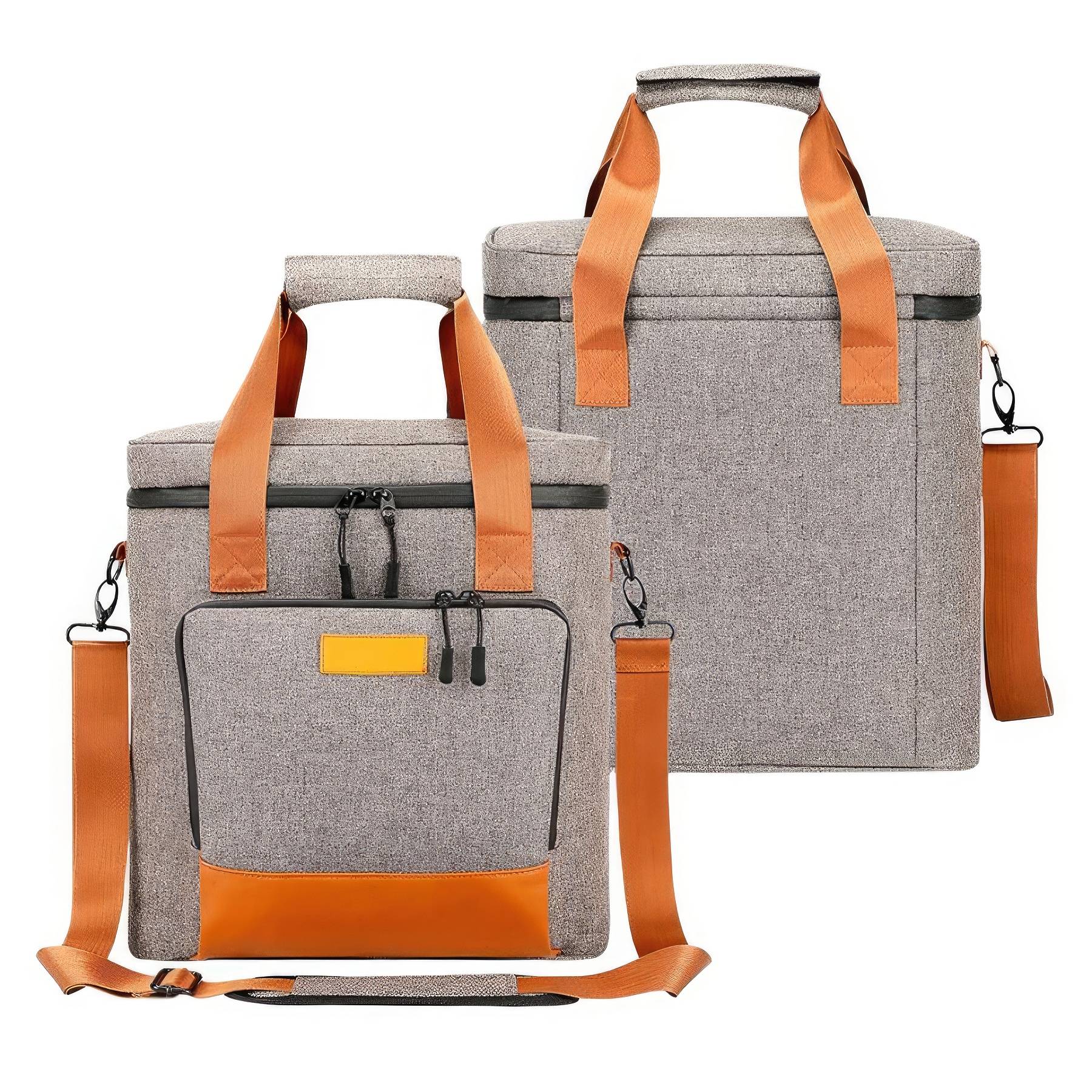 Custom Insulated 3 Bottle Wine Tote Carrier Bag 2