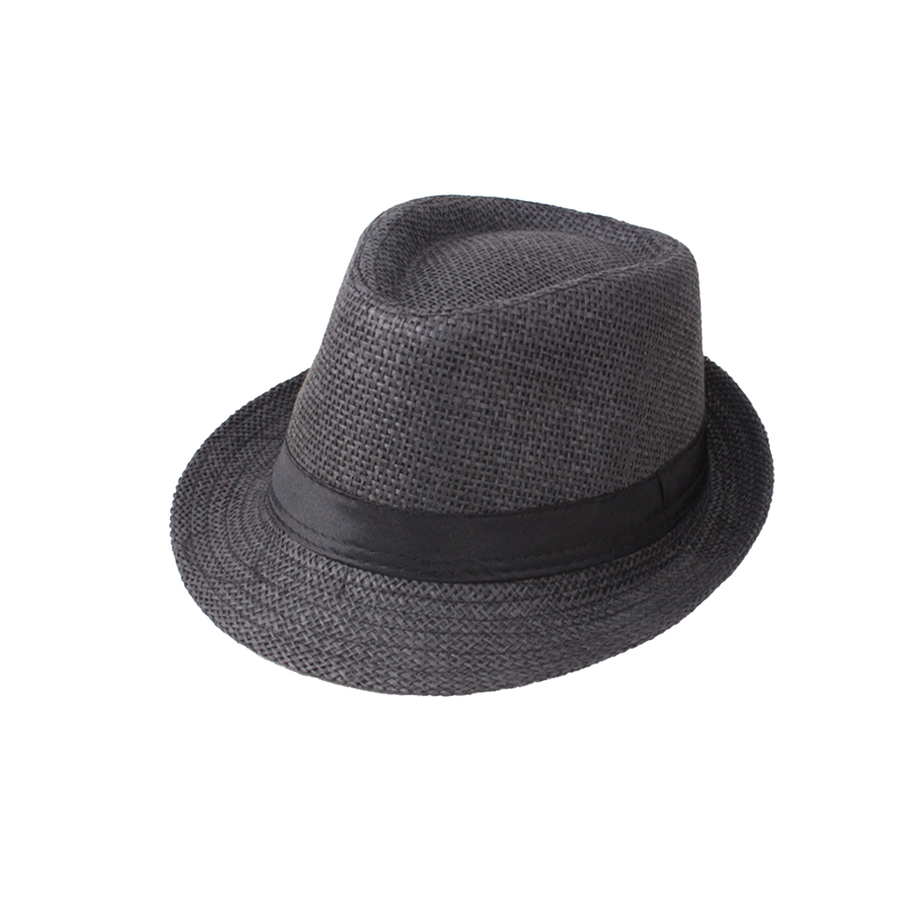 Summer Straw Fedora Hat 4