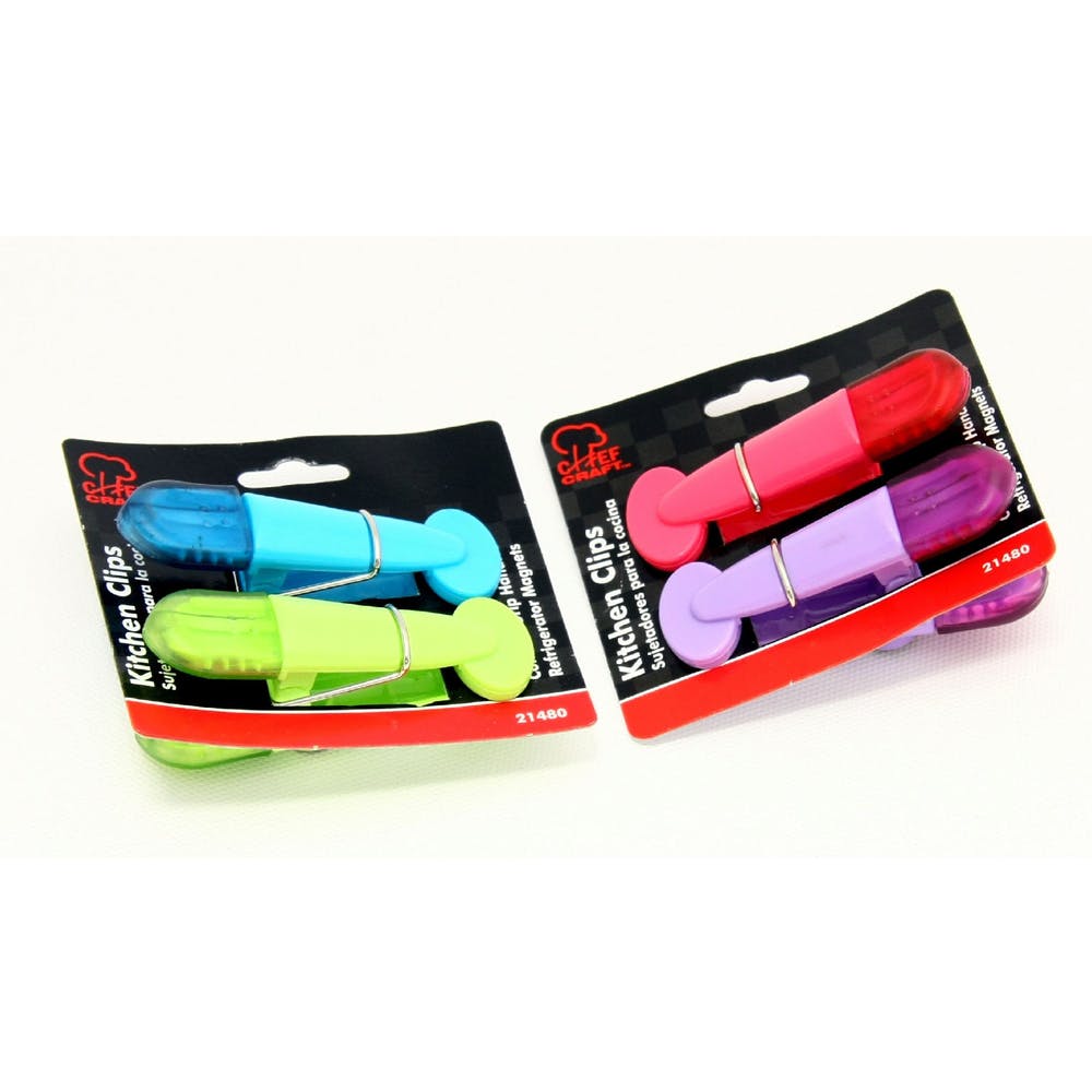 Magnetic Clip Sets - 2 Piece Assorted Colors 2