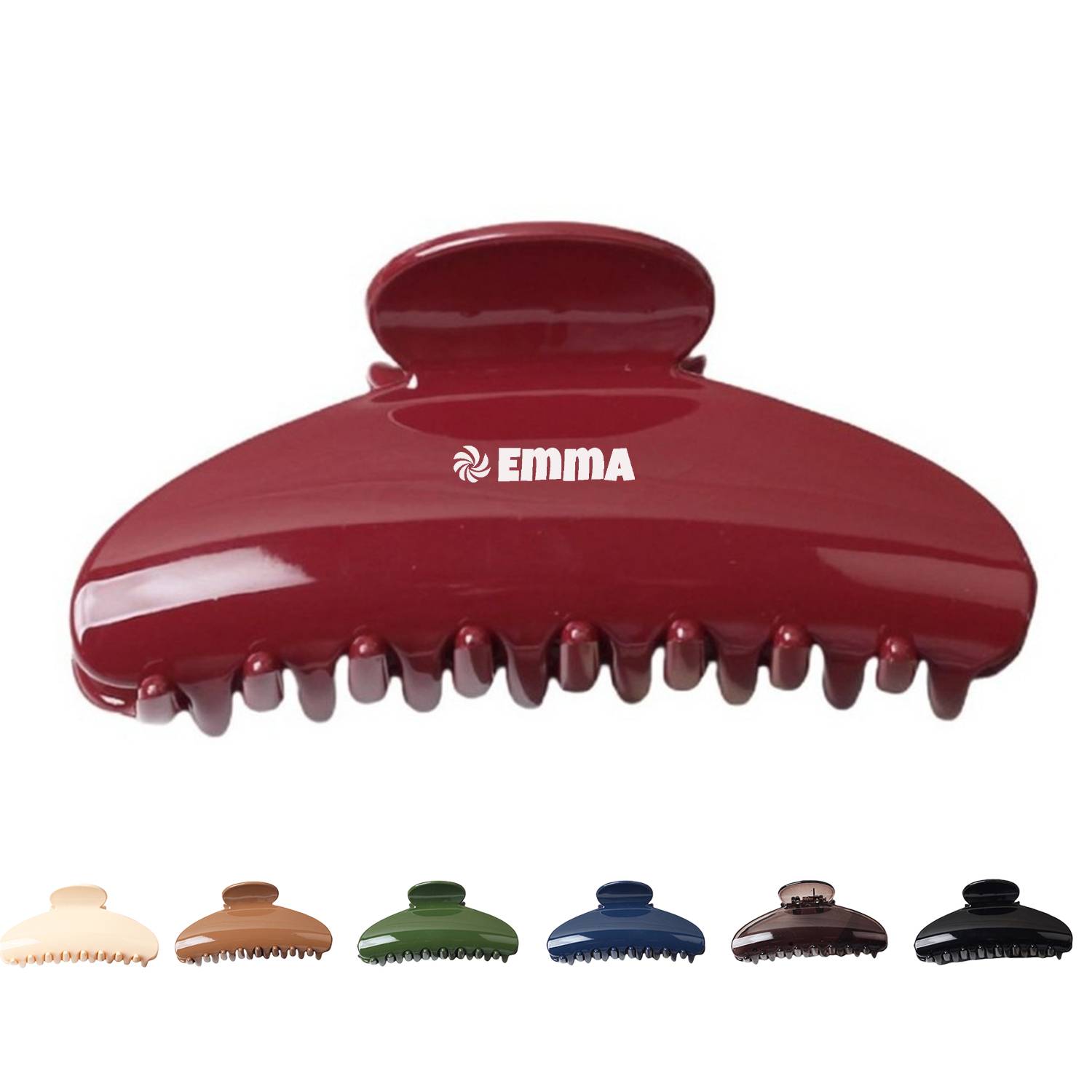 Acetate Hair Claw Clip w/ Strong Metal Spring 5