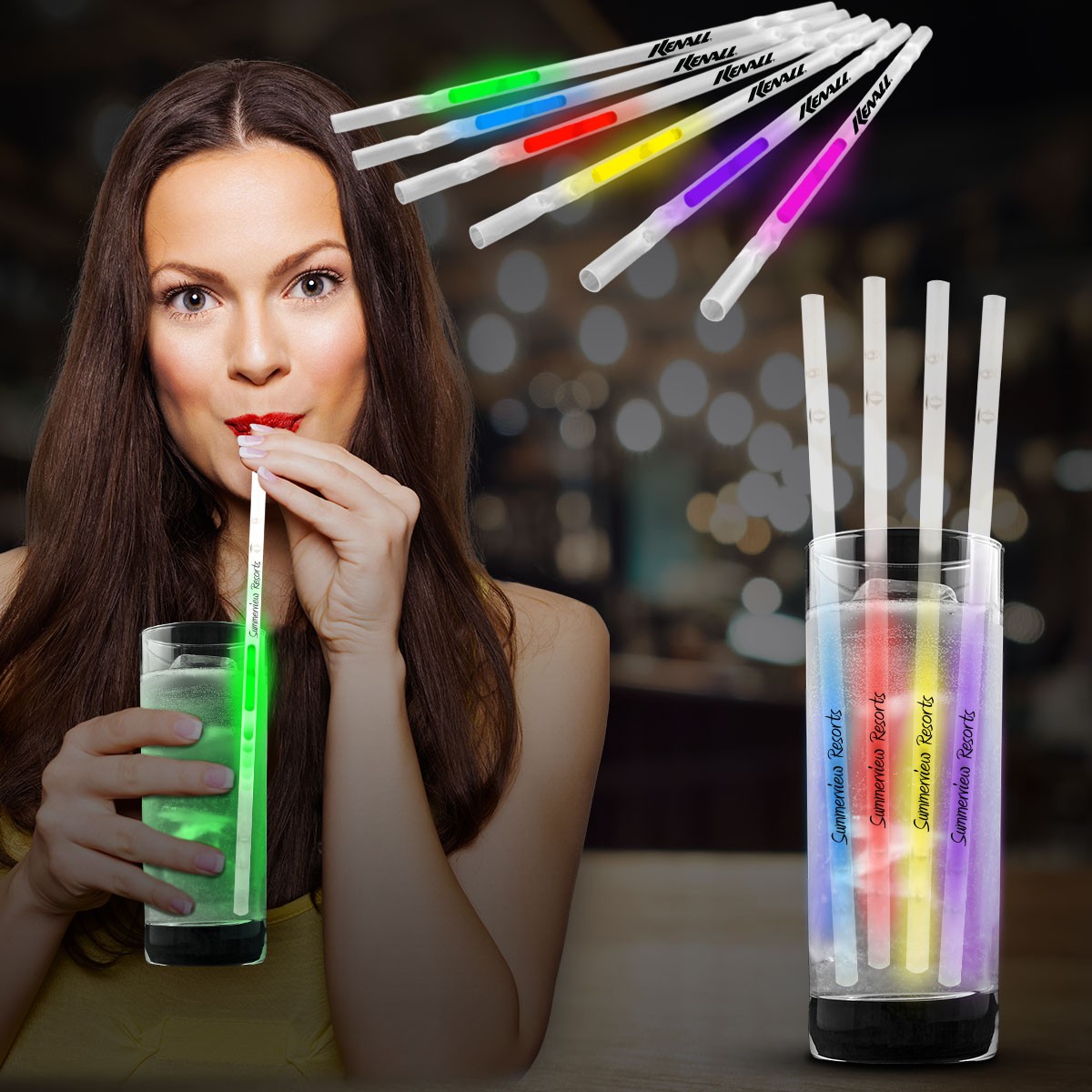 Variety Glow Go Straws 5