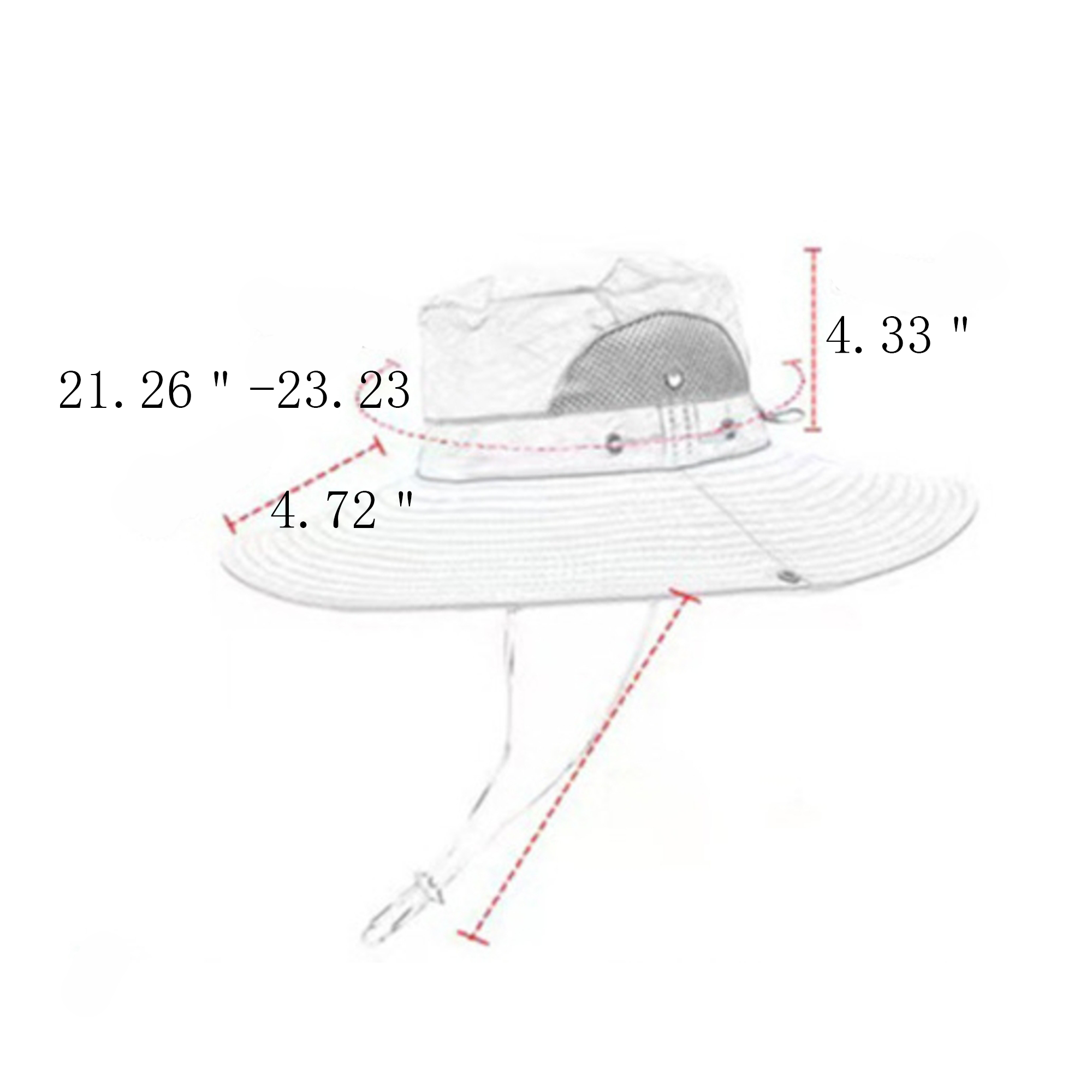 Durable Polyester Outdoor Sun Hat 7