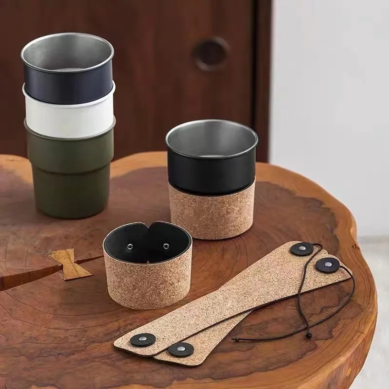 Cork PU-Leather Coffee Cup Sleeves 10