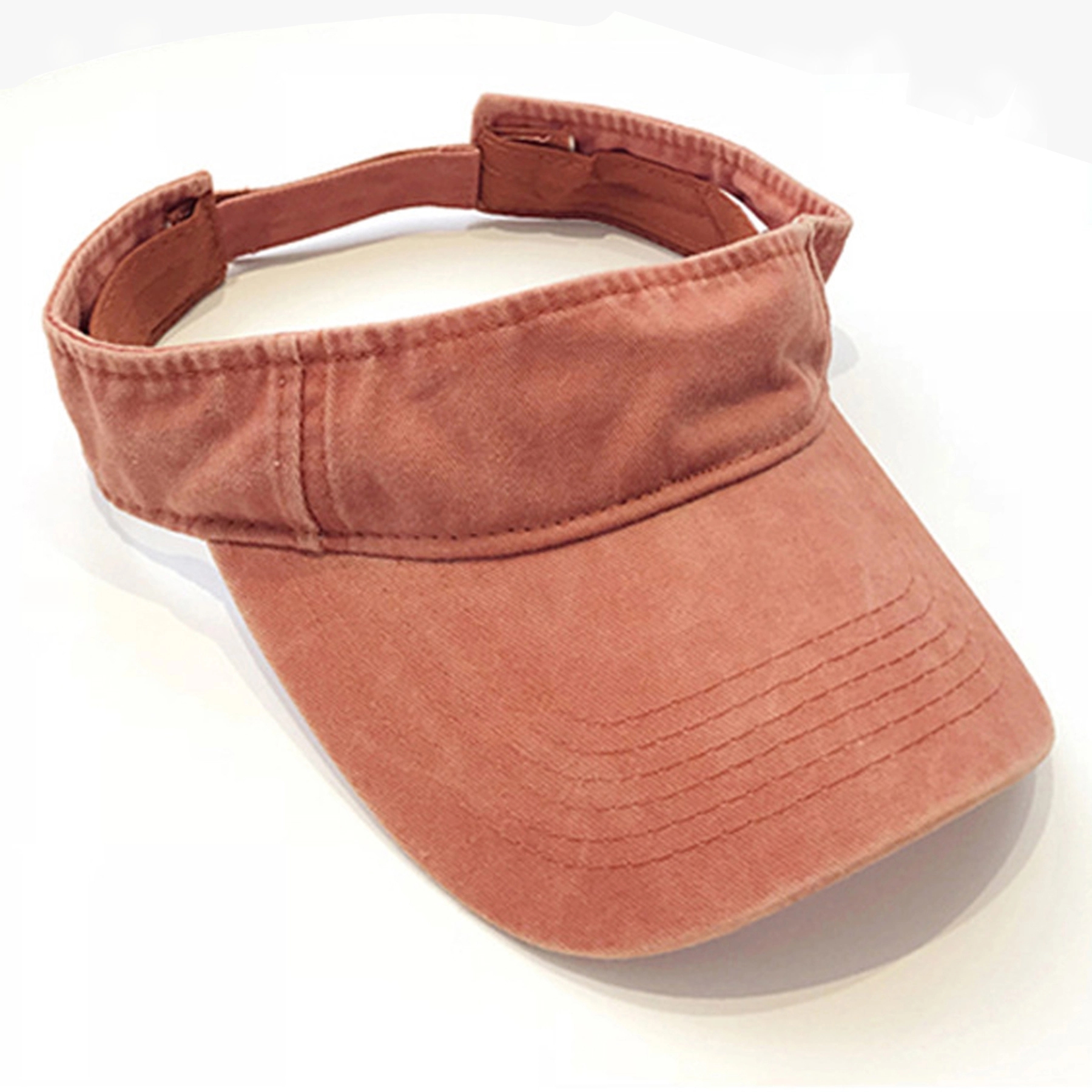 Sun Visor Hats Adjustable Empty Top Cotton Ball Caps 15