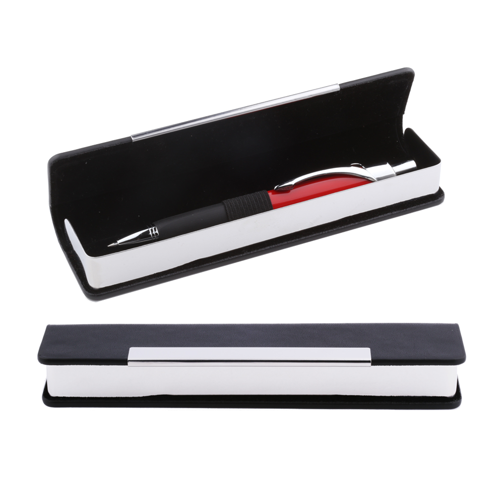 Leatherette & Metal case w/Magnetic Closure 2