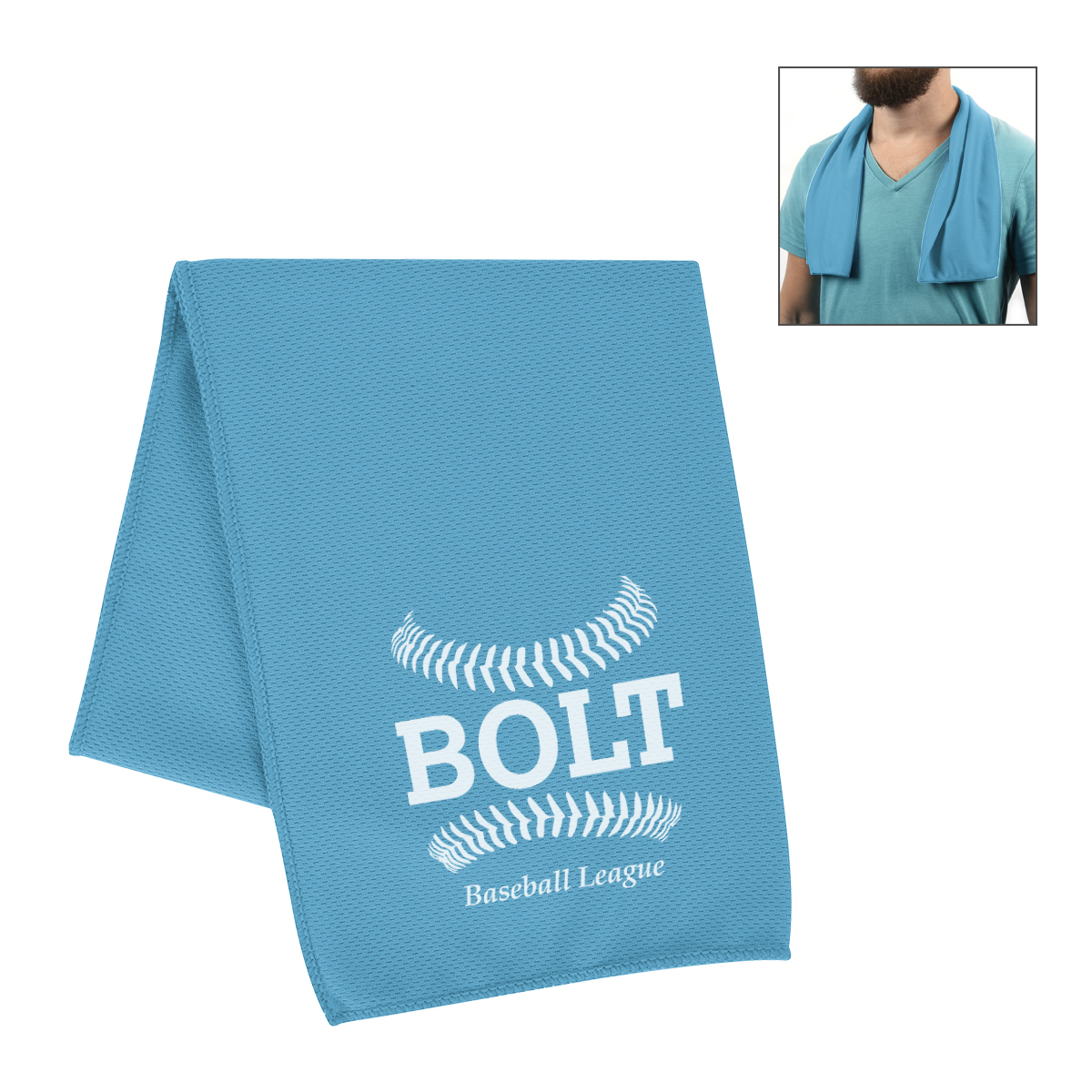 RECYCLED PET COOLING SPORT TOWEL 32