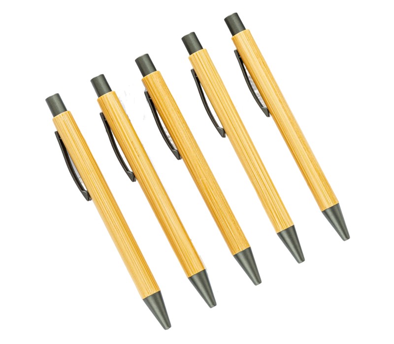 Bamboo Pen With Gunmetal 5