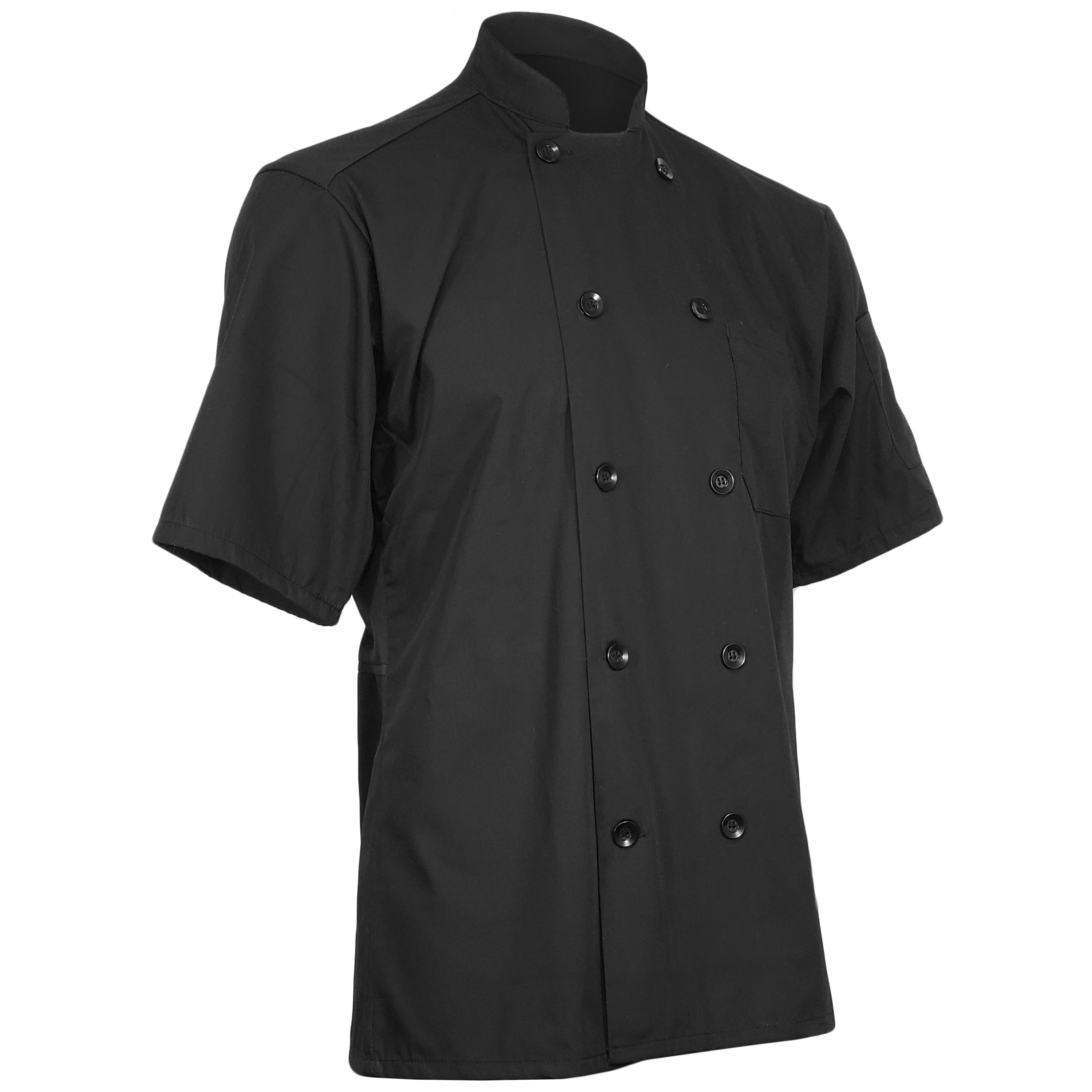 Mesh Back Chef Coat with Short Sleeves (BLANK) 7