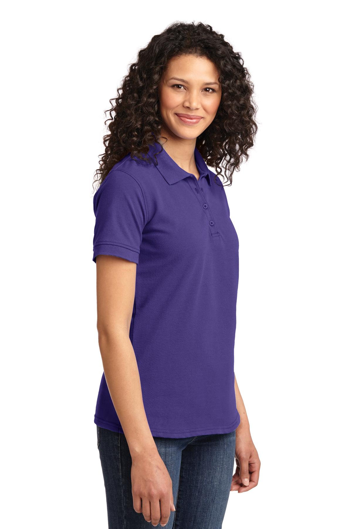 Port & Co Women's Core Blend Pique Polo. LKP155 89