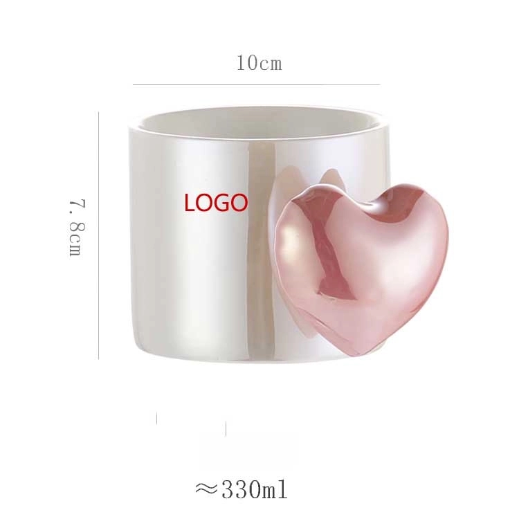 Ceramic Mug Souvenirs & Water Cup Three-Dimensional Love 7