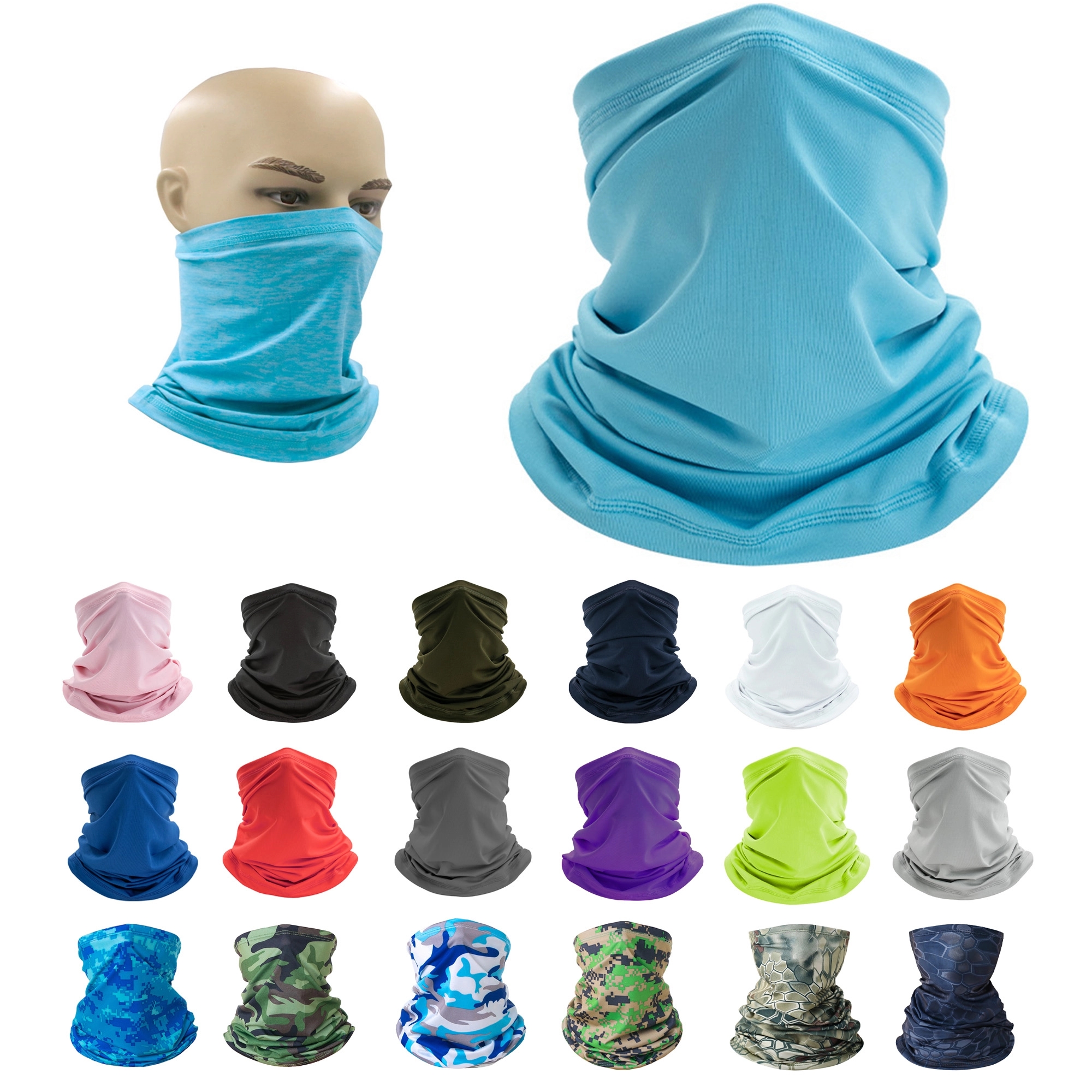 Cycling Bandana Neck Cover Outdoor Sports Scarf 10