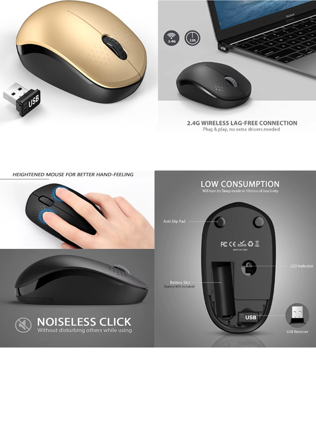 iBank ® Wireless Mouse for Laptop, PC, Tablet, Computer and Mac 1