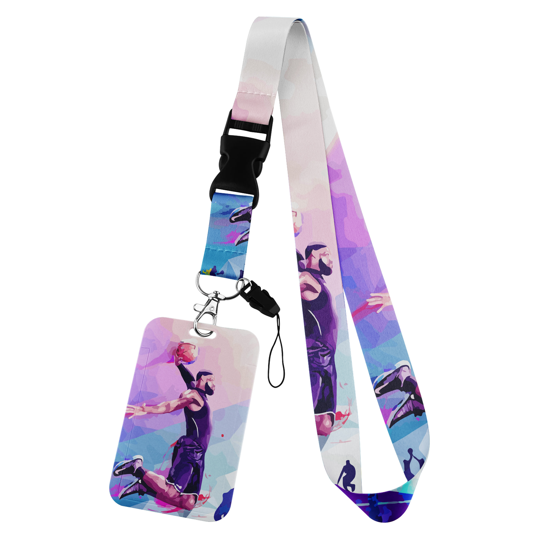 Vertical Version Work Permit Card Holder With Hanging Rope 10
