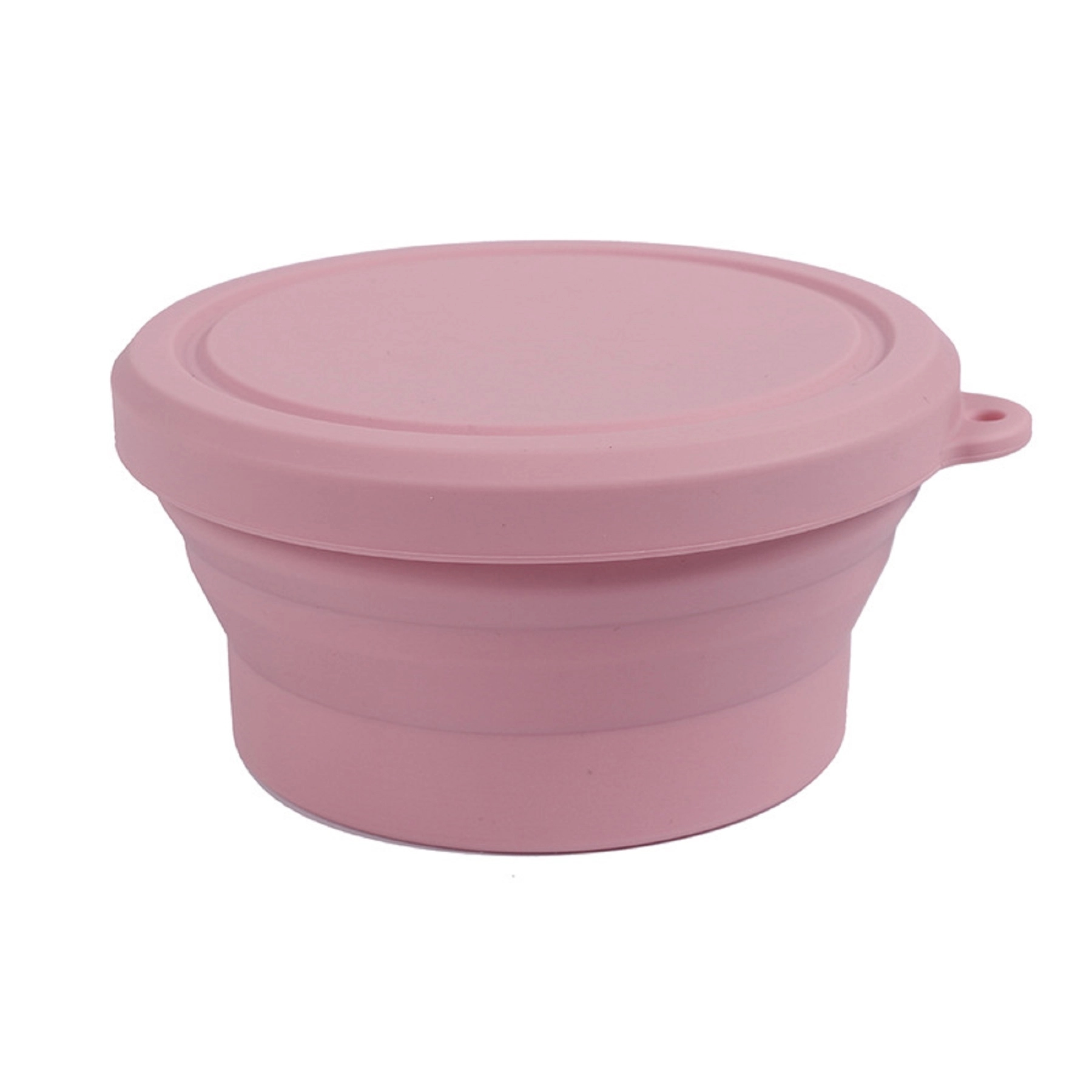 Solid Colored Silicone Bowl with Lid 4
