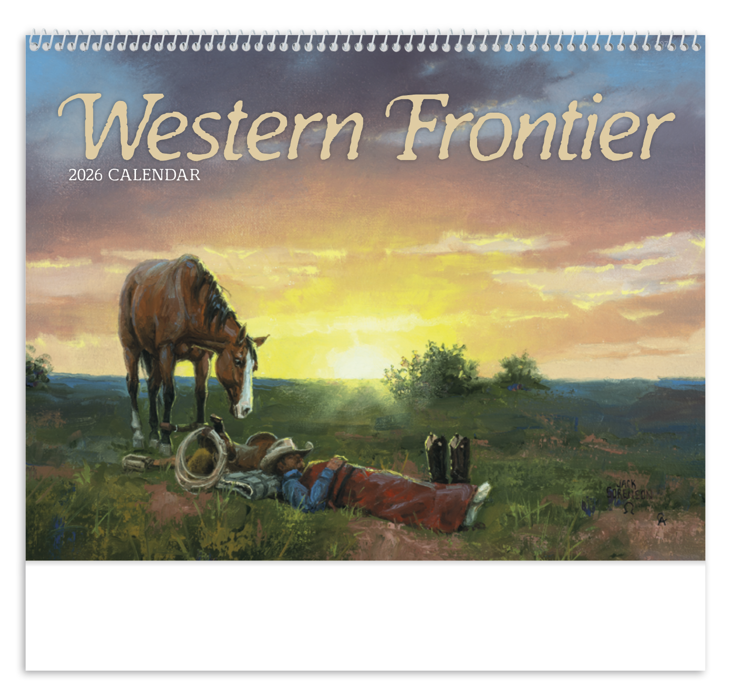 Good Value™ Western Frontier - Spiral Calendar 12