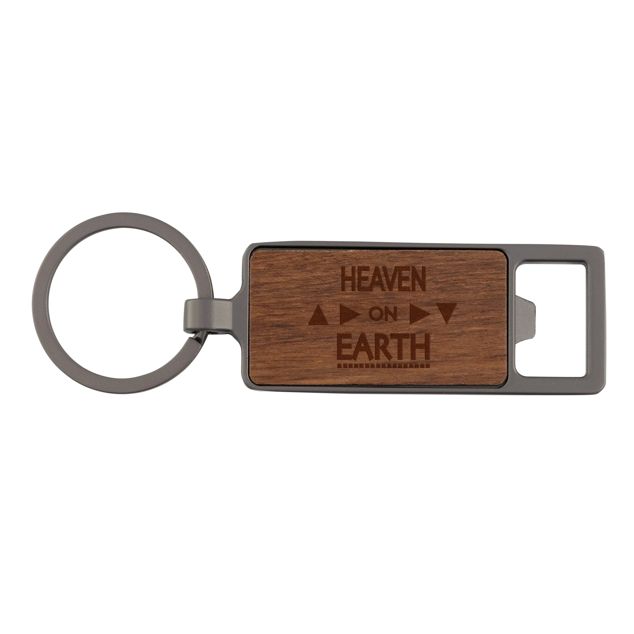 Wood Inlay Keytag with Bottle Opener 9