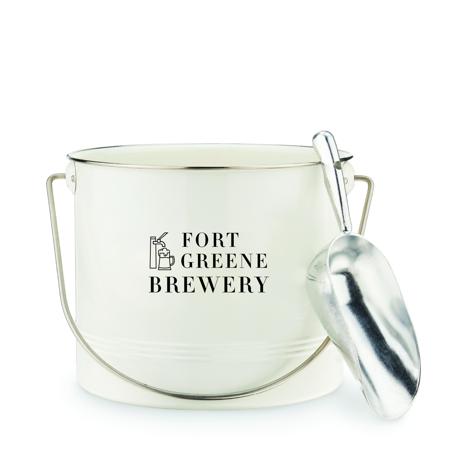 Twine Living® "Have A Drink" Ice Bucket and Scoop