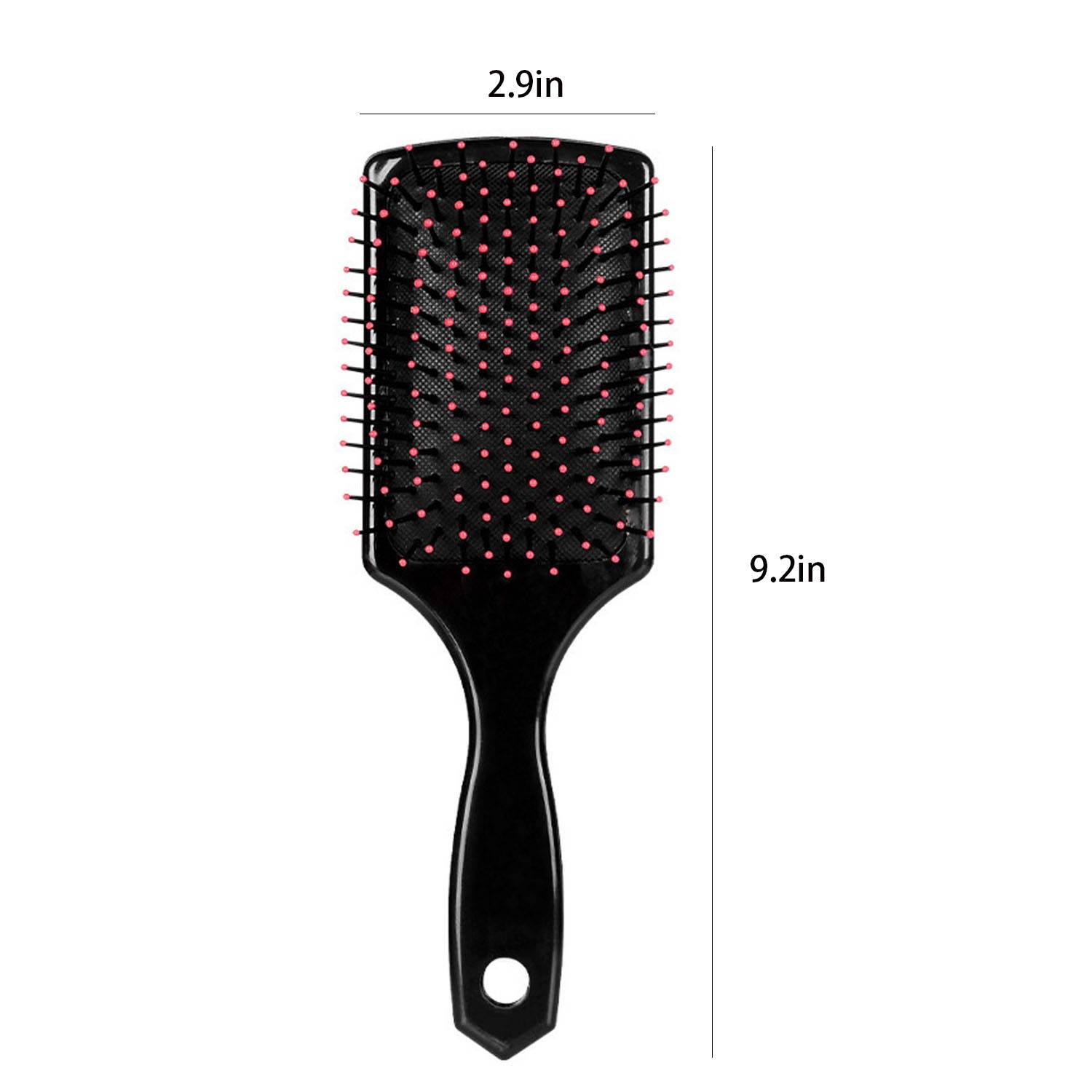 Plastic Large Paddle Massage Detangling Brush 2