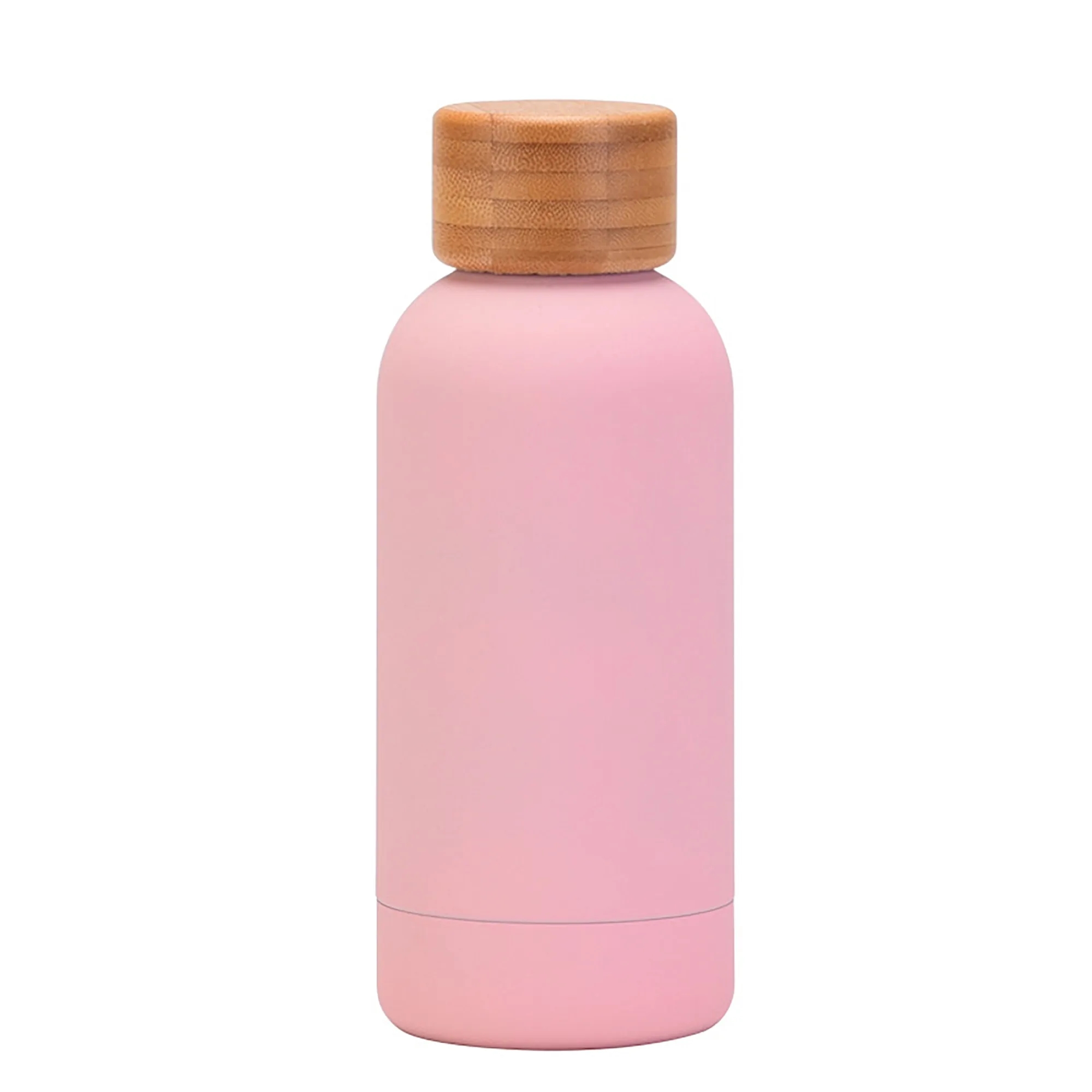 MOQ 50 12oz Stainless Steel Tumbler with Bamboo Lid 13