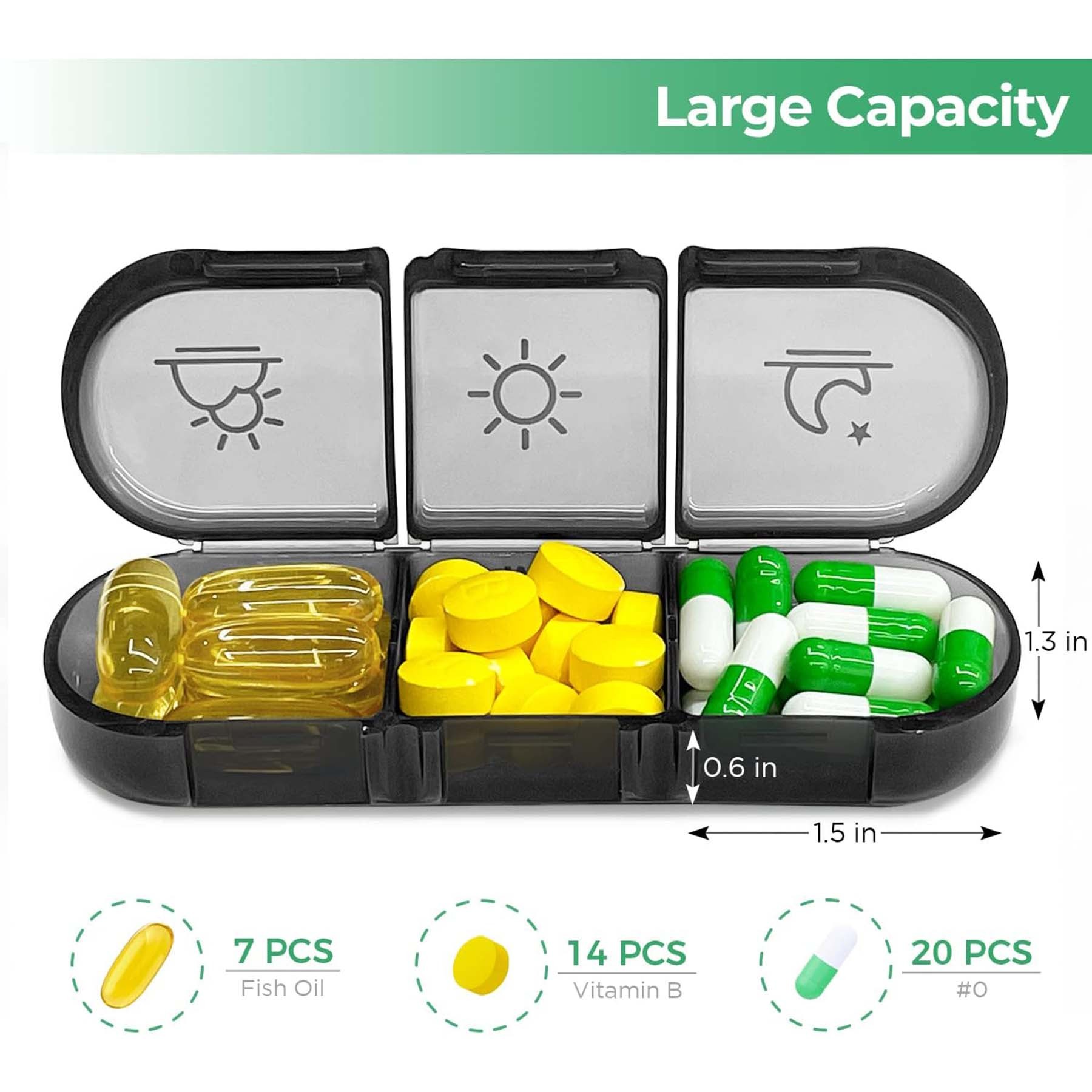 Pill Box 7 Day 3 Times a Day 2