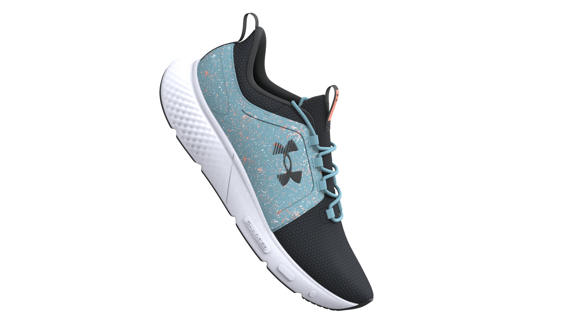 Women's UA Charged Decoy Paint Splatter Running Shoes 2