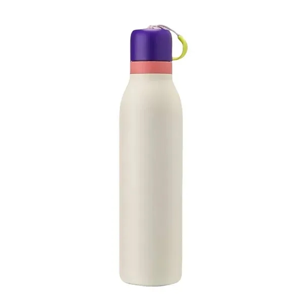 18 oz Insulated Stainless Steel Water Bottle with Straw 3