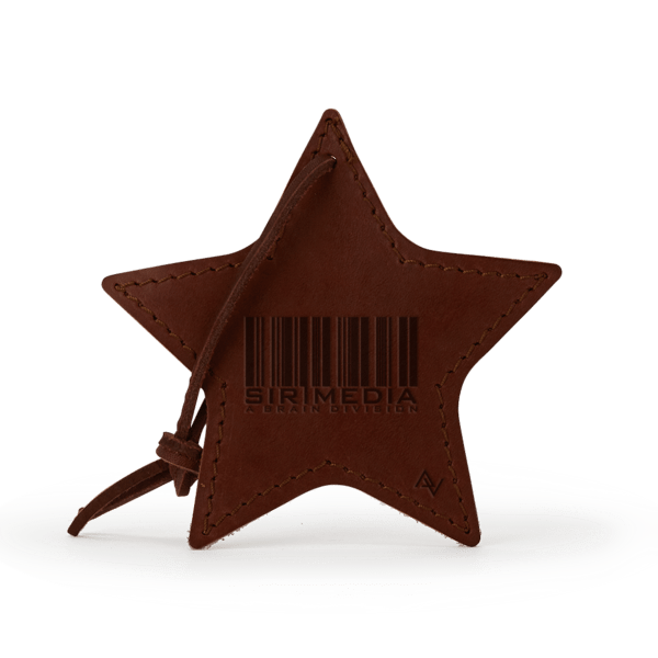 Stella Leather Star Ornament