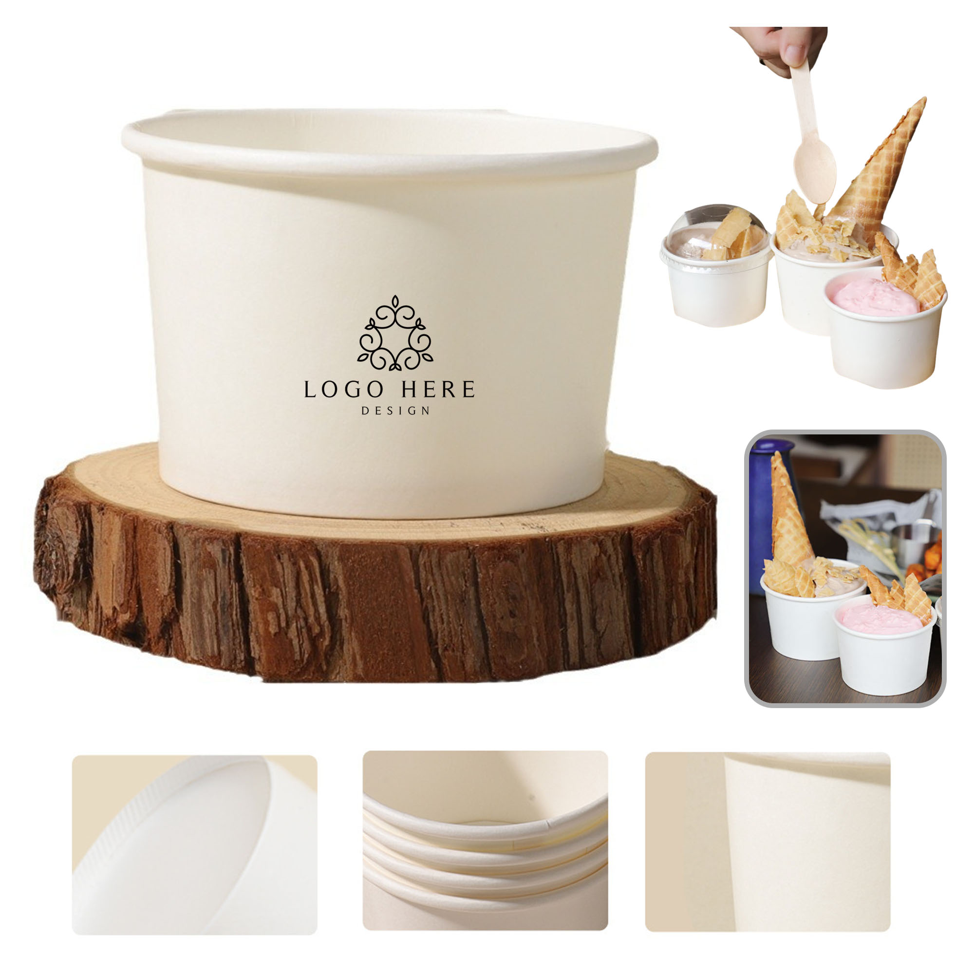 Eco Friendly Ice Cream Cup 2