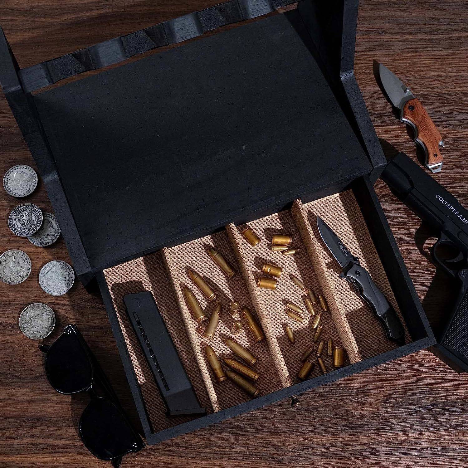 Wood Rack Holder for Gun Cabinet Accessories 2
