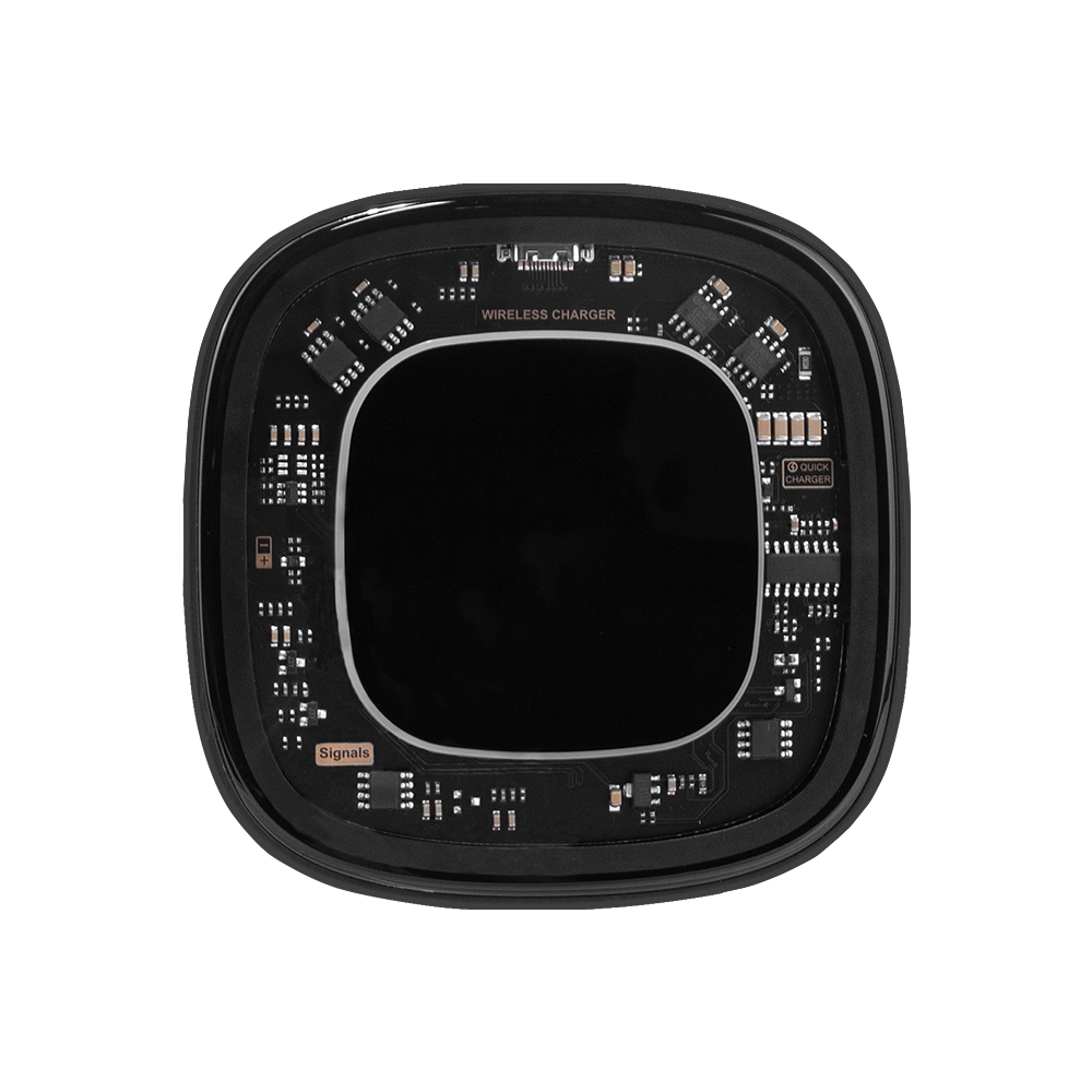 Springfield Clear Charger with Blue Halo LED Ring