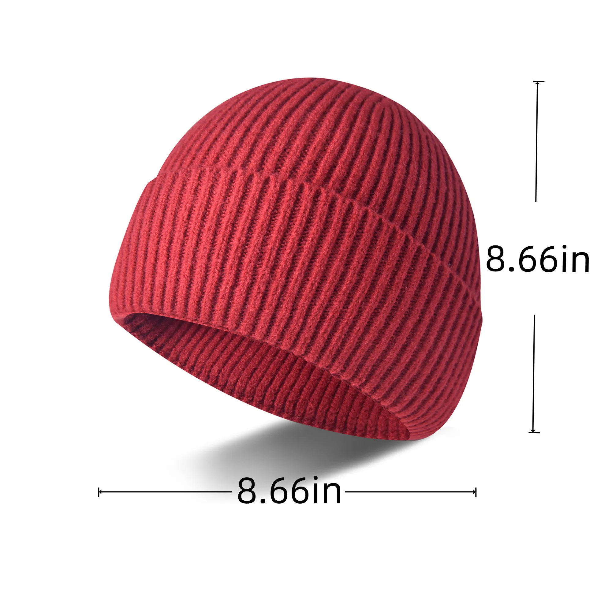 Autumn Winter Integrated Knitted Warm Cold-Proof Beanie 4