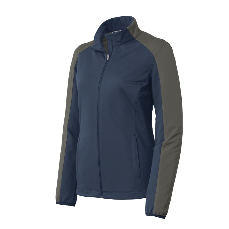 Port Authority Women's Active Colorblock Soft Shell Jacket. 21