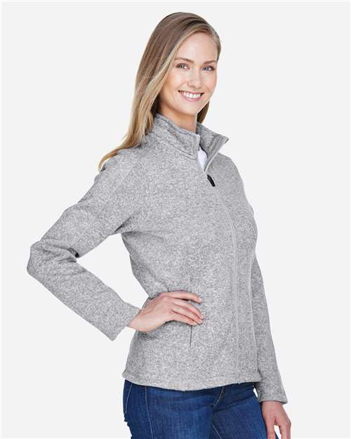 Women's Bristol Full-Zip Sweater Fleece Jacket - DG793W 12