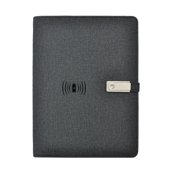 8000 mAh Power Bank Notebook with Wireless Charger 4