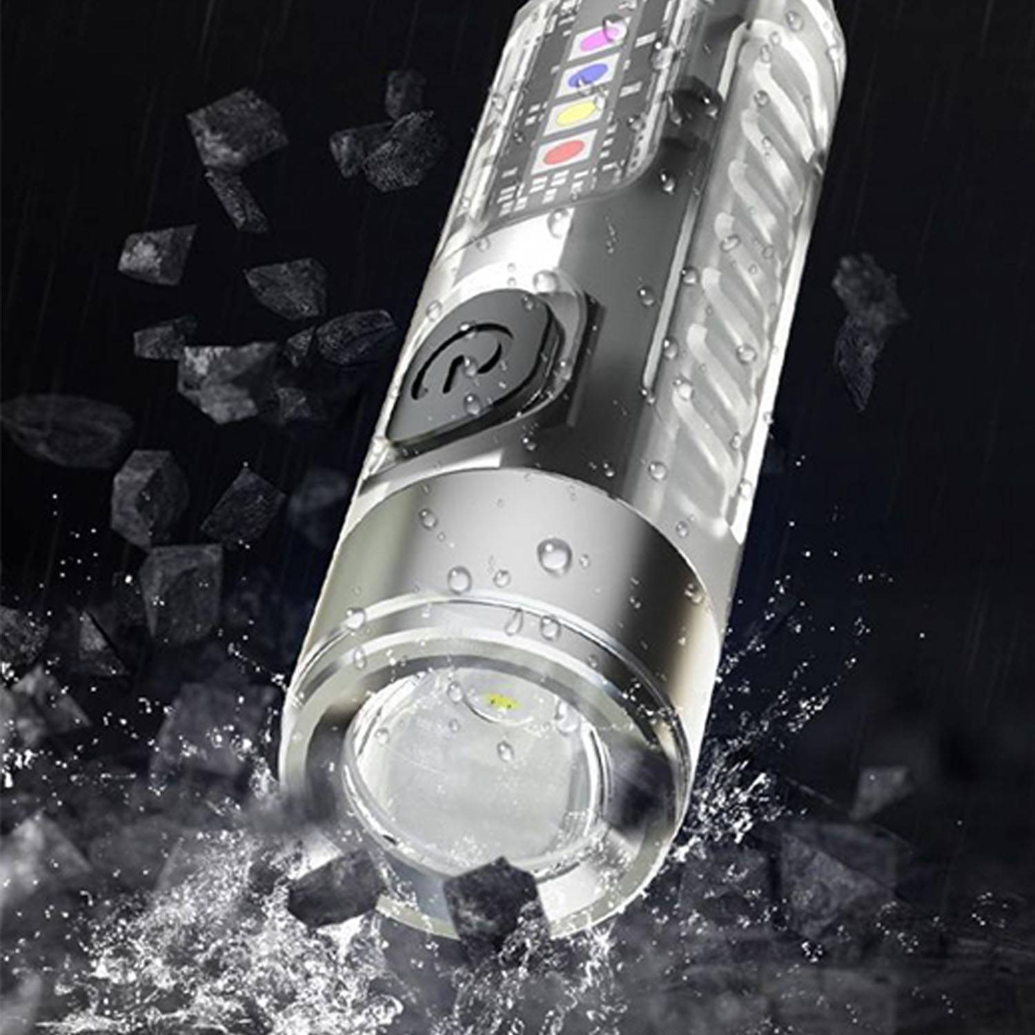 Rechargeable Mini Flashlight w/ Keychain 4