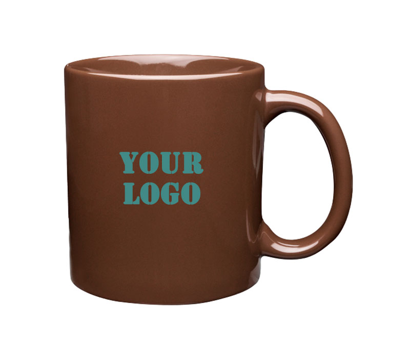 Colored Ceramic Mug, 11 oz. 11
