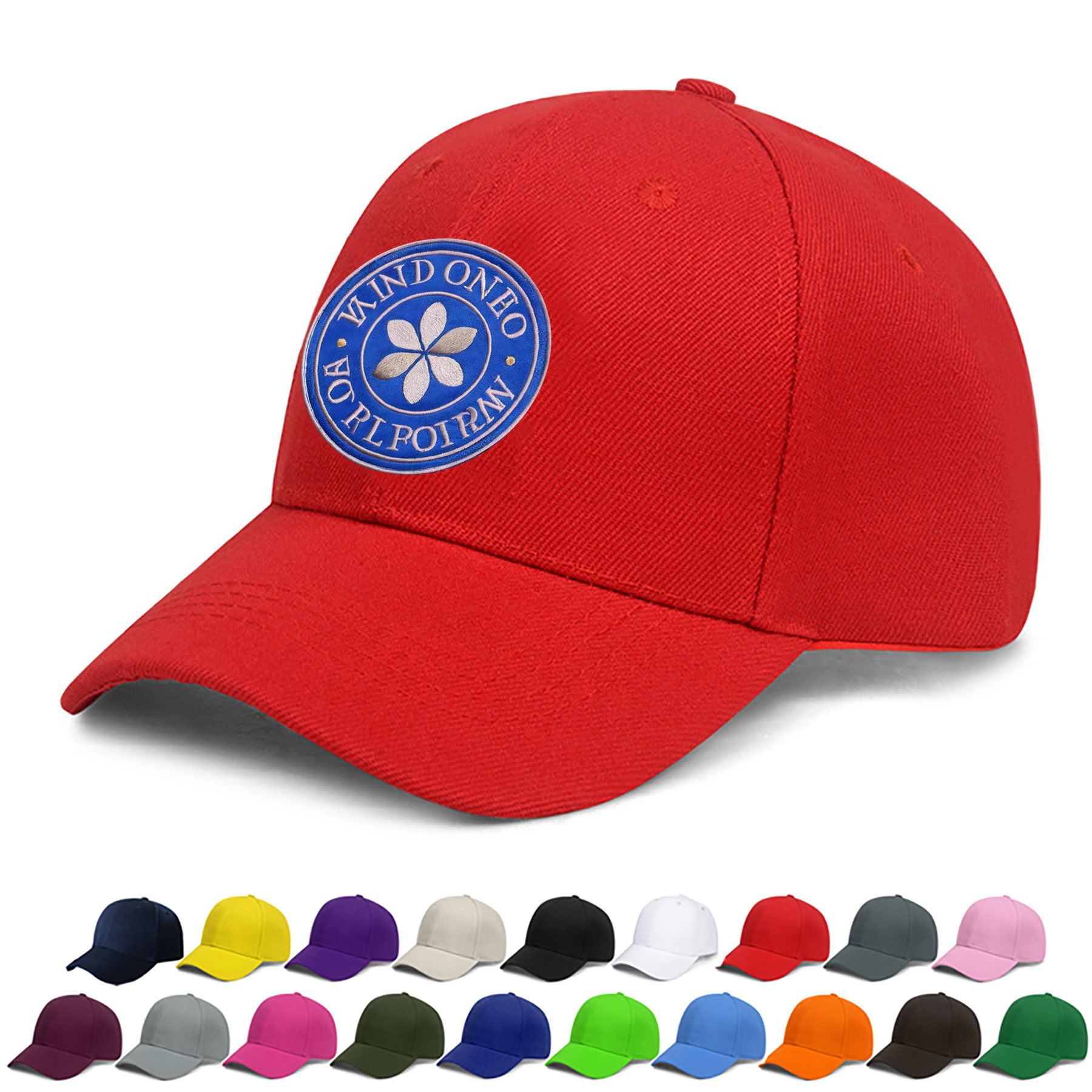 6 Panel Mid Profile Baseball Cap 2