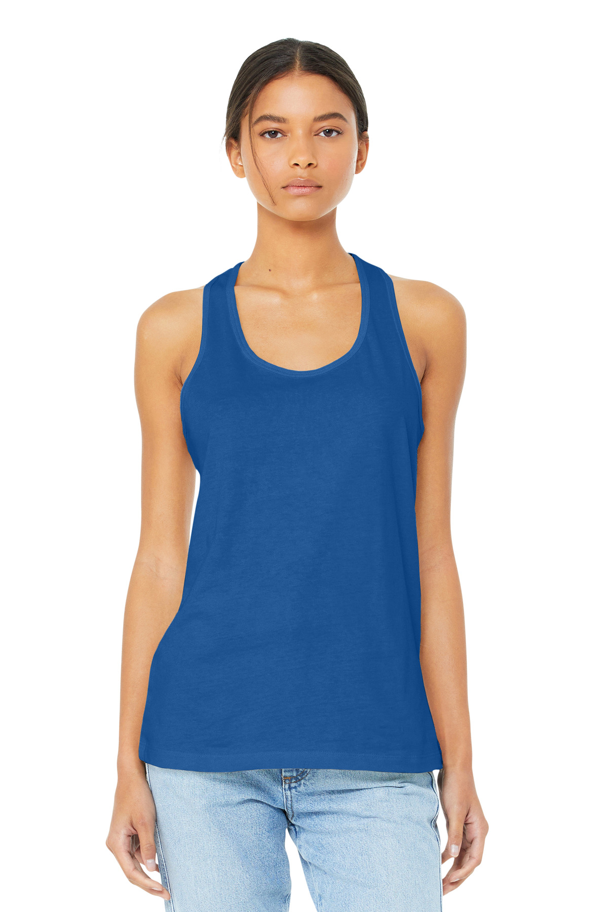 BELLA+CANVAS Women's Jersey Racerback Tank. BC6008 9