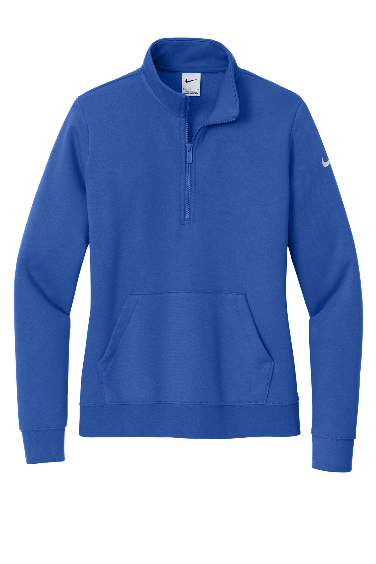 Nike Women's Club Fleece Sleeve Swoosh 1/2-Zip NKDX6720 98